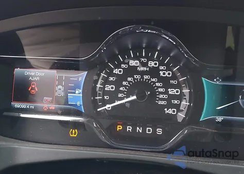 2015 Lincoln Mks z USA, uszkodzony, nr VIN 1LNHL9EK8FG604660